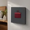 T2 grey 45A wall switch panel is exported to Africa details Picture